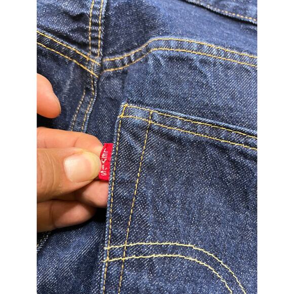 Levi’s 501XX Selvedge Jeans Button Fly Dark Wash Redline Denim Men 36x34 - Picture 2 of 16